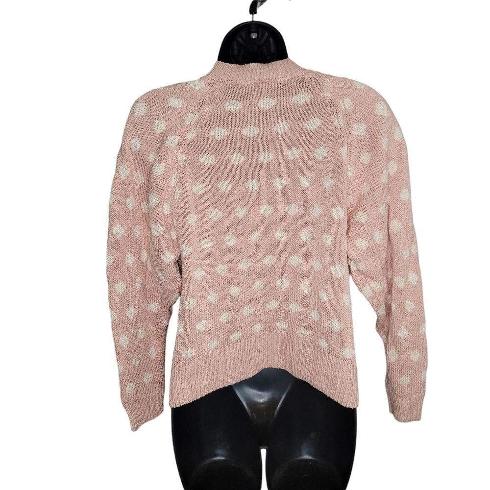 Christian Dior Separates Vintage polka dot silk blend cardigan sweater small - Picture 2 of 5